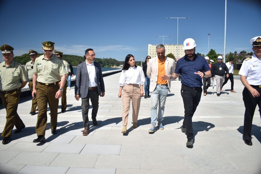 Delegada Presidencial Regional verifica condiciones de seguridad en Parque Costanera de Puerto Montt