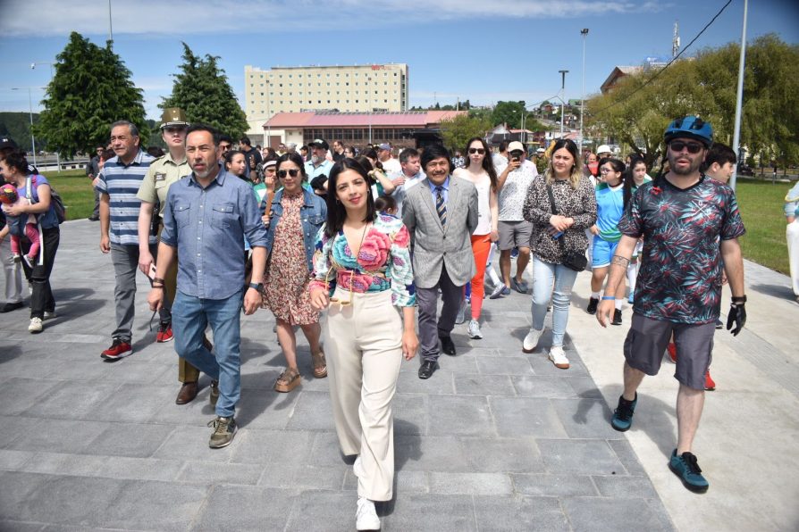 Realizan masivo recorrido en Parque Costanera de Puerto Montt