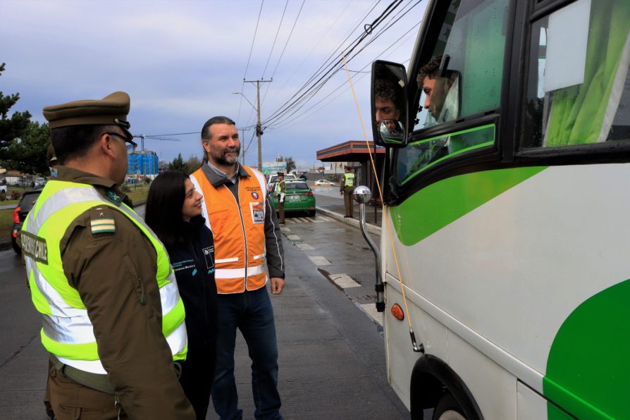 En un 93% aumentaron las fiscalizaciones vehiculares en la región en los primeros cuatro meses del año