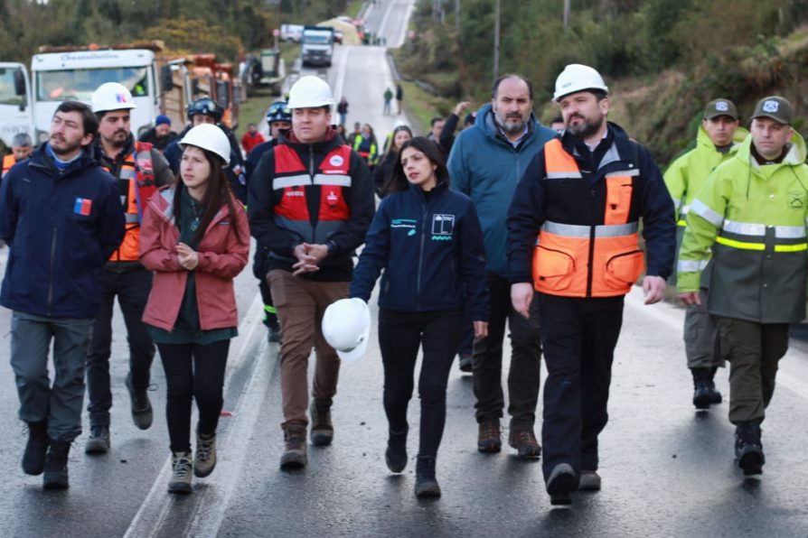 Delegada Giovanna Moreira encabeza evaluación técnica tras remoción en masa en ruta 7