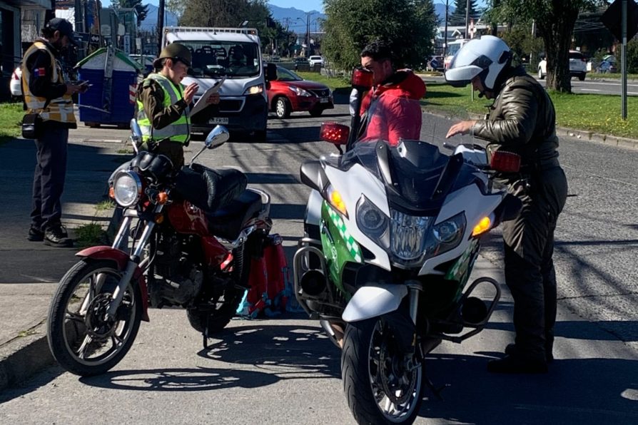 Operativo permite retiro de circulación de 19 motos en Puerto Montt
