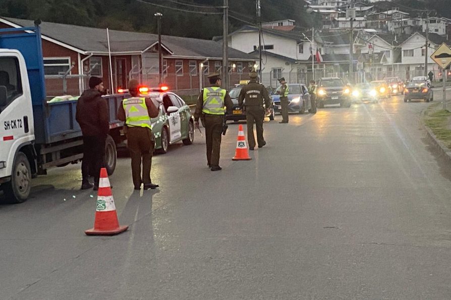 Con 9 detenidos finalizaron operativos de seguridad en Calbuco y Puerto Montt