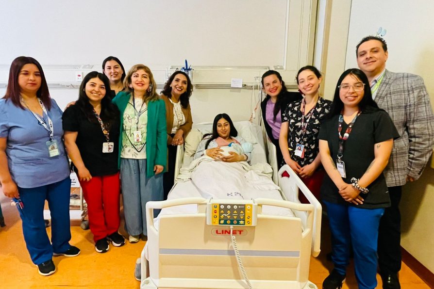 Lian Nicolás: primer bebé de Puerto Montt en 2025 nace sin complicaciones en el Hospital Puerto Montt