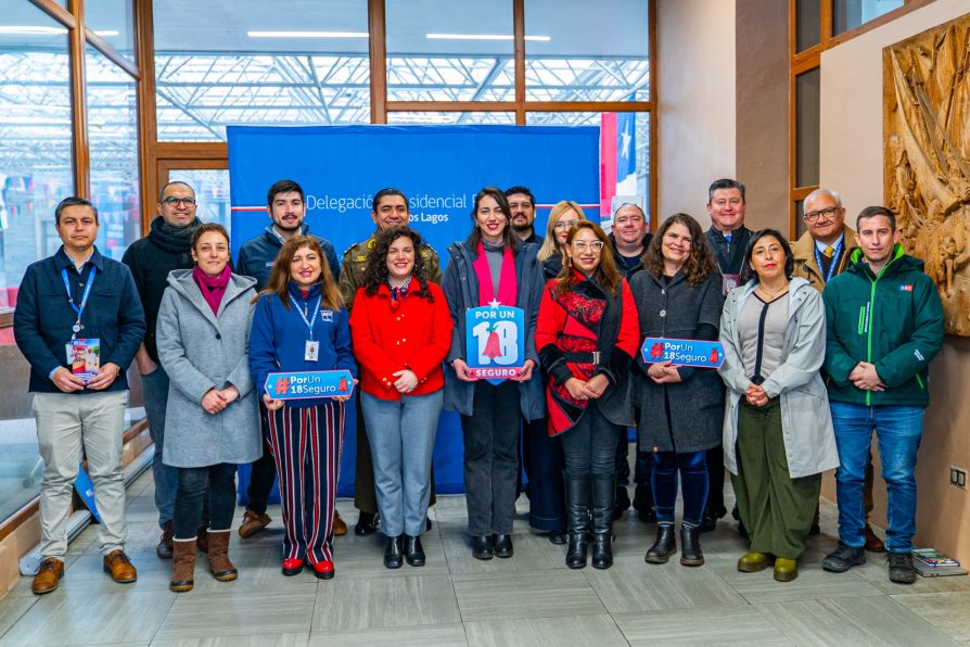Refuerzan coordinaciones para garantizar un 18 seguro en la región de Los Lagos