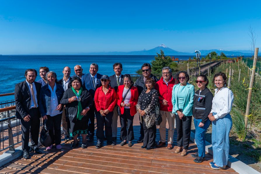 Inauguran mejoramiento en borde lacustre del Lago Llanquihue